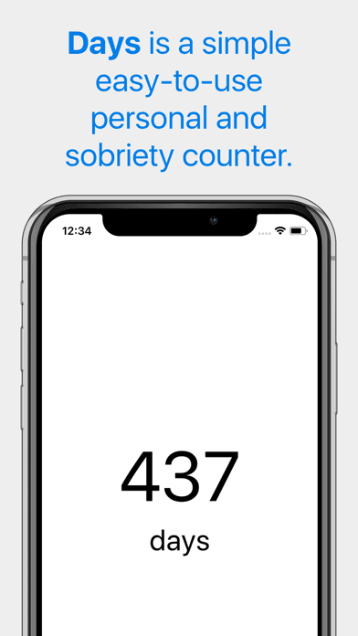 Screenshot 2 of Days - Sobriety Counter