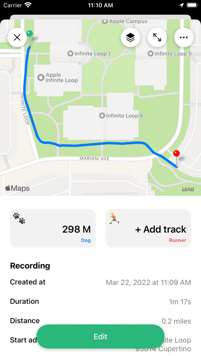 Screenshot 2 of Mantrailing & Dog tracker