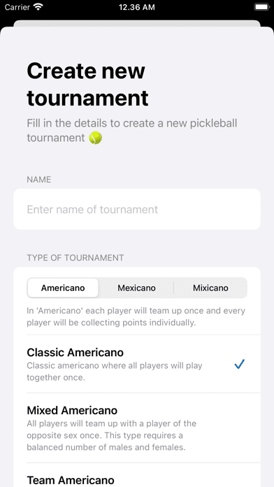 Screenshot 2 of Pickleball Tournaments Creator